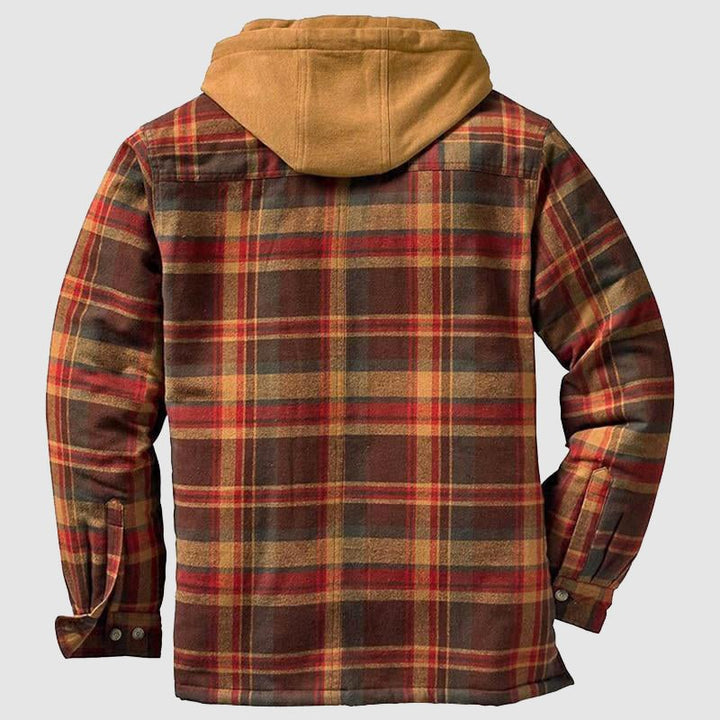 Eckhard | Karierte Kapuzenjacke