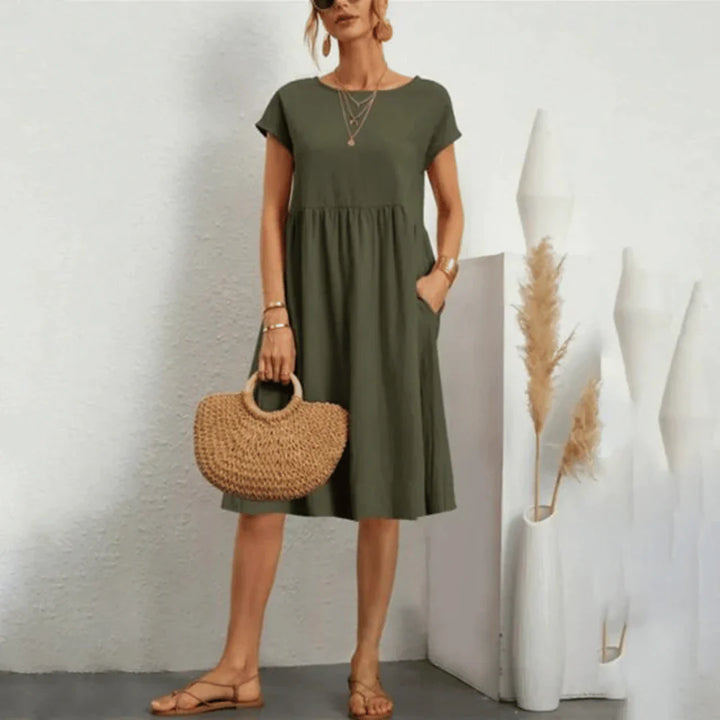 Sophia | Sommerkleid aus handgefertigter Baumwolle