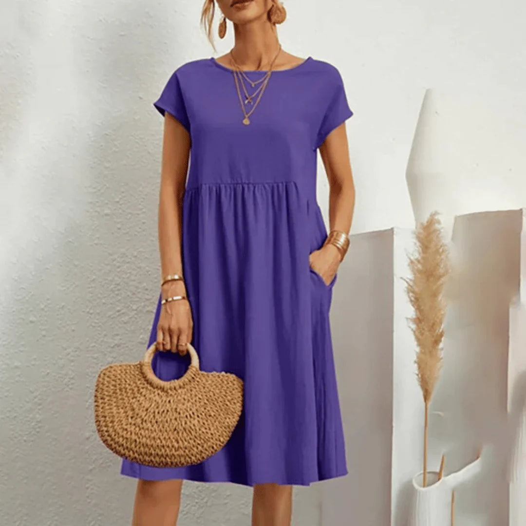 Sophia | Sommerkleid aus handgefertigter Baumwolle